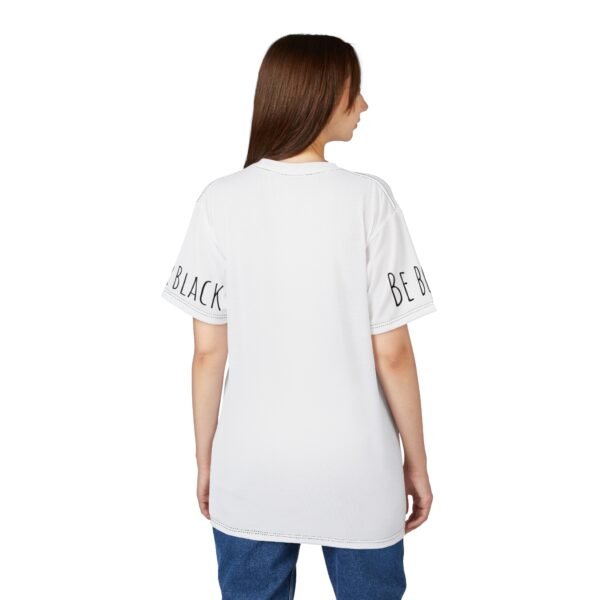 Be Bold Wear Black Unisex Cut & Sew Tee (AOP) - Image 5