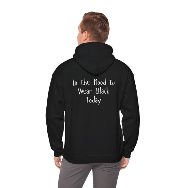 Great Day to Wear Black Two Sided Unisex Heavy Blend™ Hooded Sweatshirt