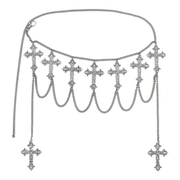 Gothic Nun Cross Waist Chain - Image 5