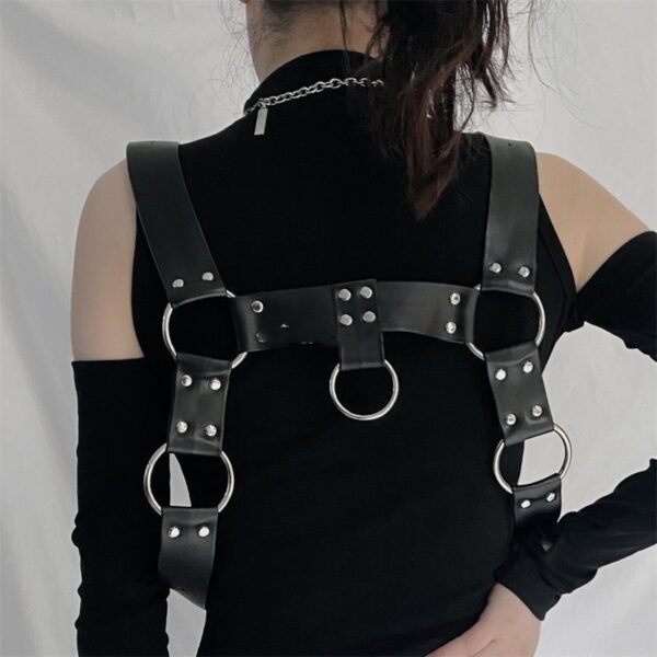 Goth Punk Style Shoulder Strap Adjustable Strap Belt - Image 2