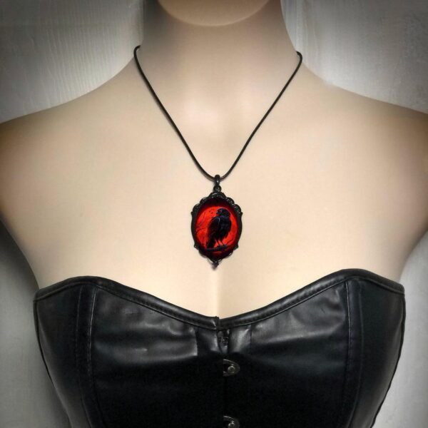 Gothic Acrylic Crow Collar Temperament - Image 2