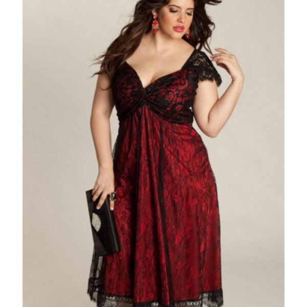 Gothic Style Lace Dress - Image 2