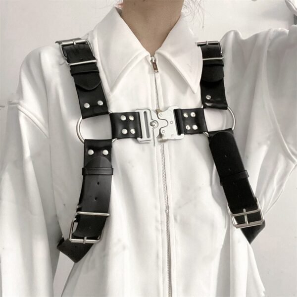 Goth Punk Style Shoulder Strap Adjustable Strap Belt - Image 4