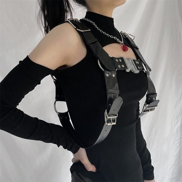 Goth Punk Style Shoulder Strap Adjustable Strap Belt - Image 5