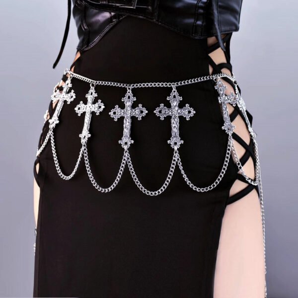 Gothic Nun Cross Waist Chain - Image 3