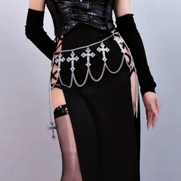 Gothic Nun Cross Waist Chain - Image 4