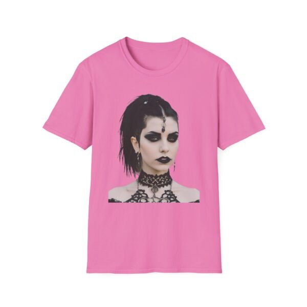 Goth Lady Unisex Softstyle T-Shirt - Image 8