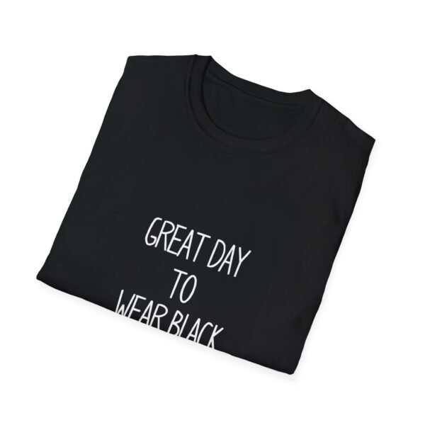 Wear Black Unisex Softstyle T-Shirt - Image 3