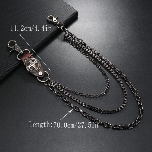 Punk Metal Denim Waist Chain - Image 5