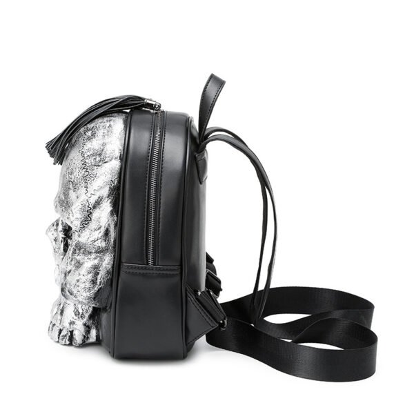 Embossed Three-dimensional Backpack Punk Charm Backpack - Image 5