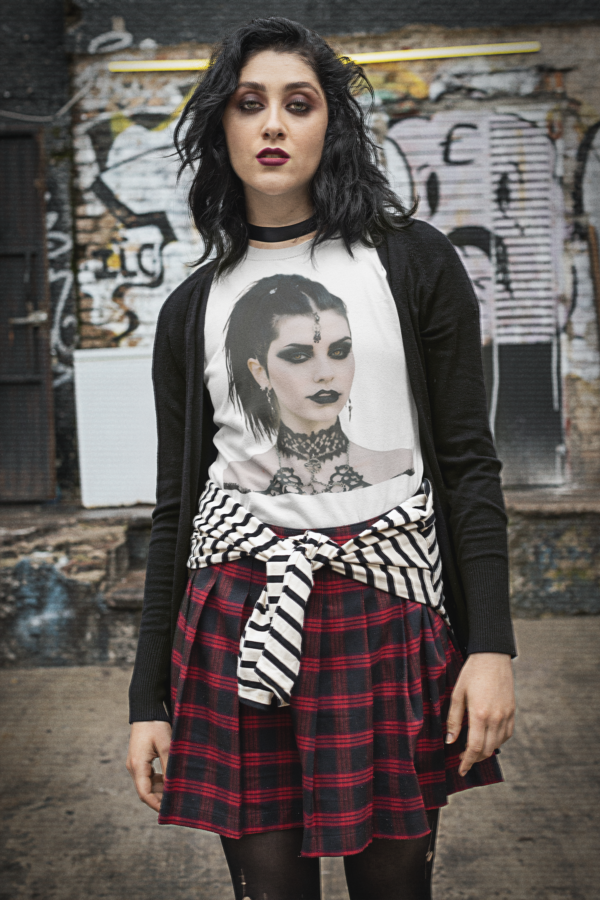 Goth Lady Unisex Softstyle T-Shirt