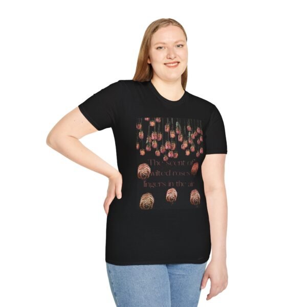 Dead Roses Unisex Softstyle T-Shirt - Image 2