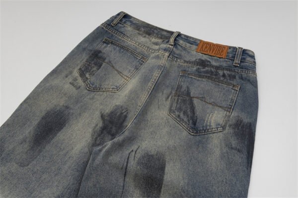 Painting Splash-ink Jeans Men And Women Punk Loose - Image 5