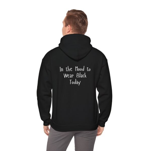 Great Day to Wear Black Unisex Heavy Blend™ Hooded Sweatshirt - Image 3