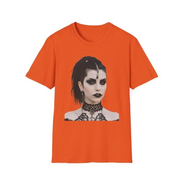 Goth Lady Unisex Softstyle T-Shirt - Image 3