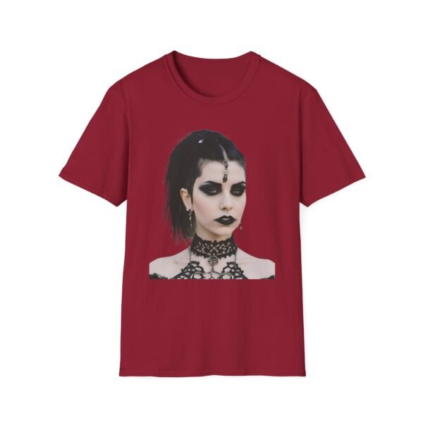 Goth Lady Unisex Softstyle T-Shirt - Image 9