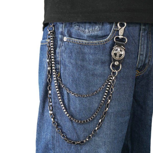 Punk Metal Denim Waist Chain - Image 4