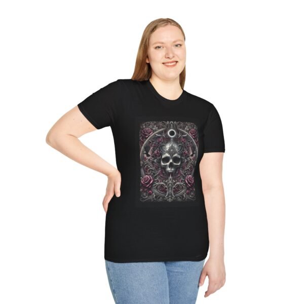 Gothic Designed Unisex Softstyle T-Shirt - Image 2