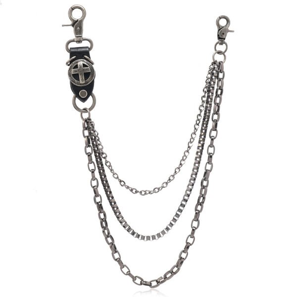 Punk Metal Denim Waist Chain - Image 2