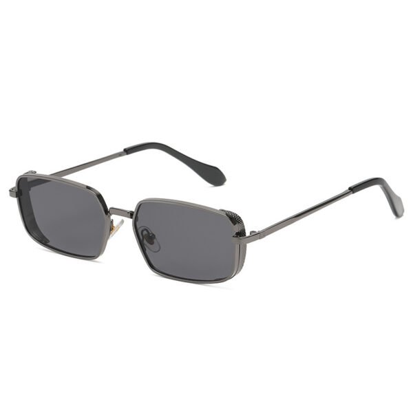 Metal Punk Square Sunglasses - Image 4