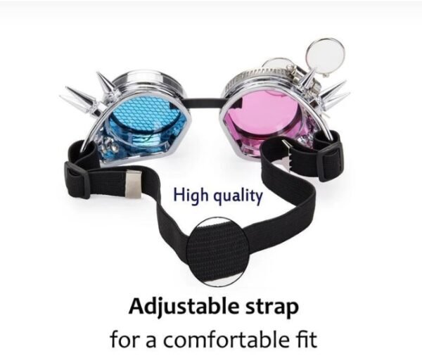Punk Rainbow EDM Glasses - Image 3