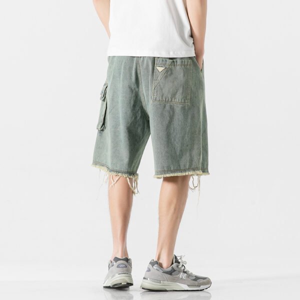 Fashion Work Clothes Denim Shorts Men's Punk - Image 7
