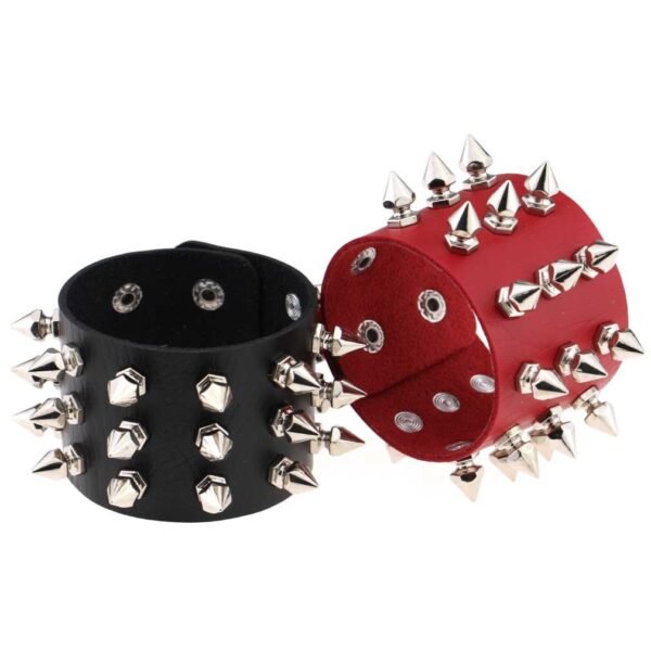 Studded Punk Exaggerated Bracelet - Image 2