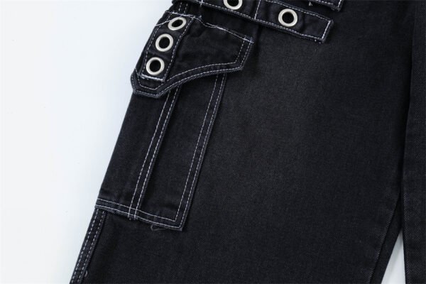 Fashion Punk Rock Cargo Jeans Men - Image 6
