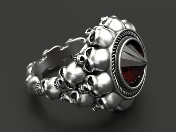 Punk Rock Jewelry Men's and Women's Rings - Image 2