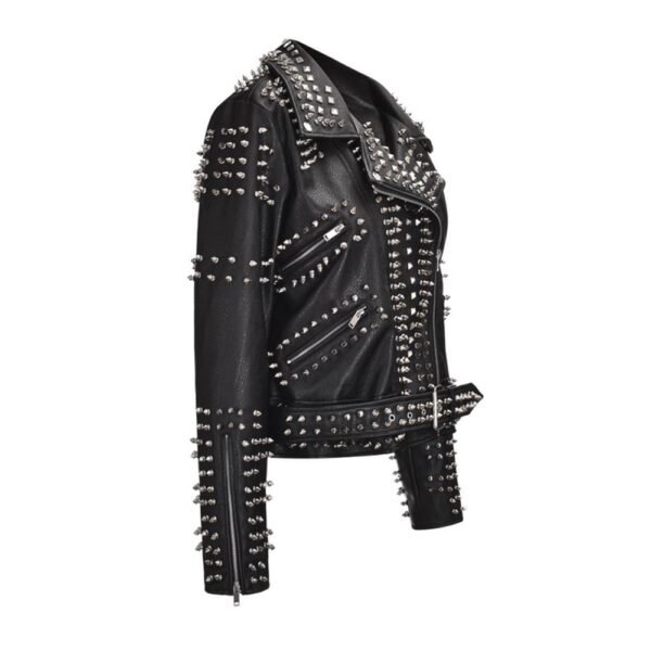Rock Heavy Studs Stylish Punk Jacket - Image 2
