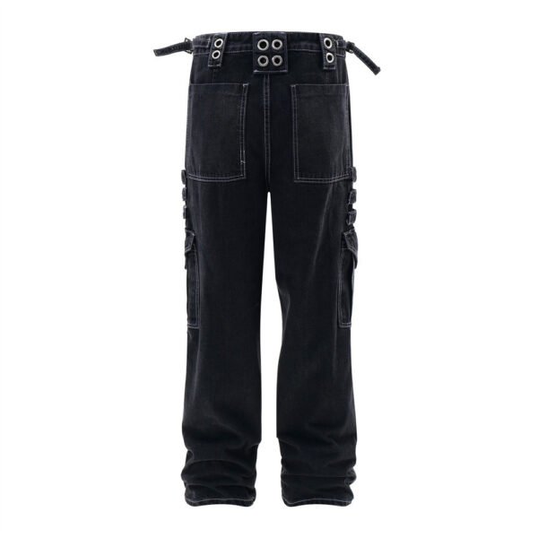 Fashion Punk Rock Cargo Jeans Men - Image 8