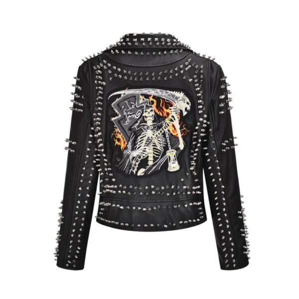 Rock Heavy Studs Stylish Punk Jacket - Image 6