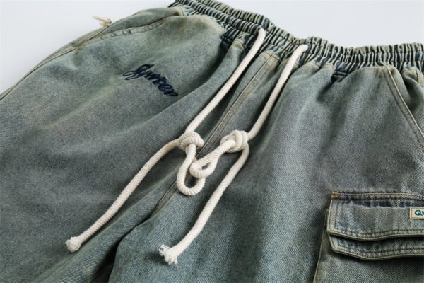 Fashion Work Clothes Denim Shorts Men's Punk - Image 3