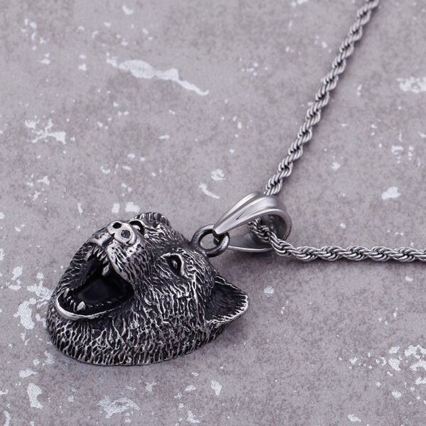 Head High Quality Metal Pendant Necklace Men Rock Party Punk Jewelry - Image 9