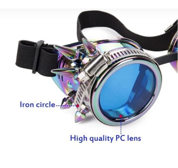 Punk Rainbow EDM Glasses - Image 4