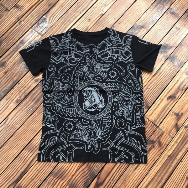 Rock Gothic Punk Men's Round Neck Short Sleeve T-Shirt