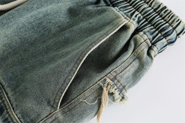 Fashion Work Clothes Denim Shorts Men's Punk - Image 5