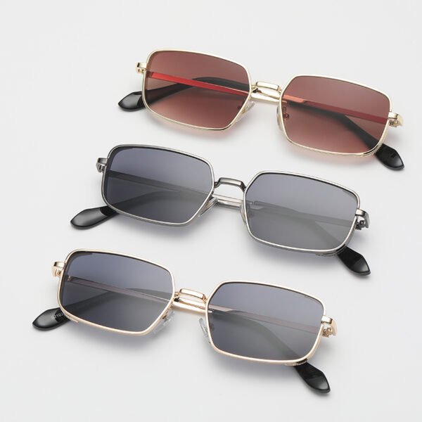 Metal Punk Square Sunglasses - Image 6