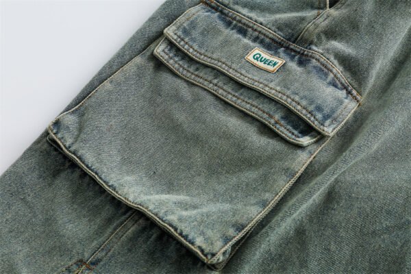 Fashion Work Clothes Denim Shorts Men's Punk - Image 4