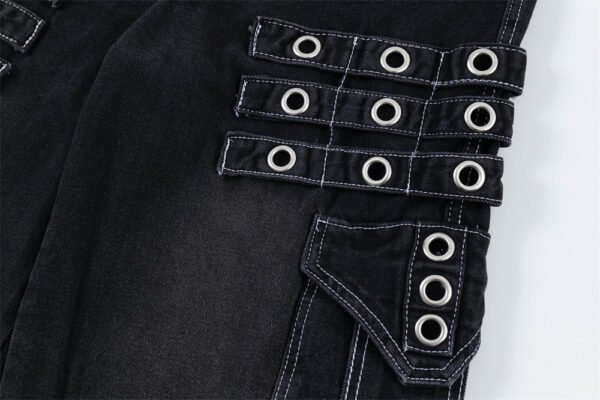 Fashion Punk Rock Cargo Jeans Men - Image 7