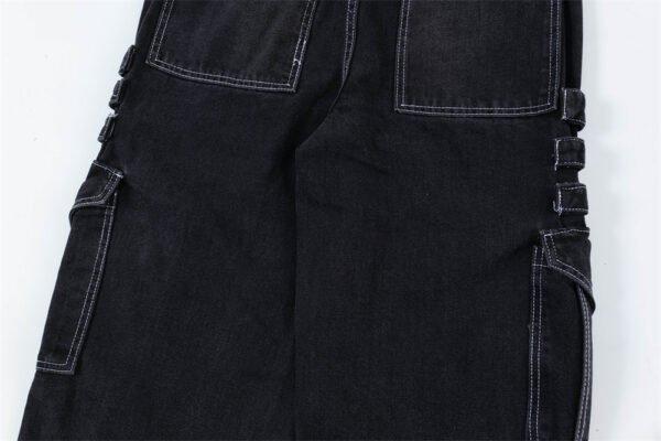 Fashion Punk Rock Cargo Jeans Men - Image 2