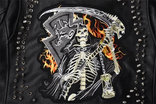 Rock Heavy Studs Stylish Punk Jacket - Image 3