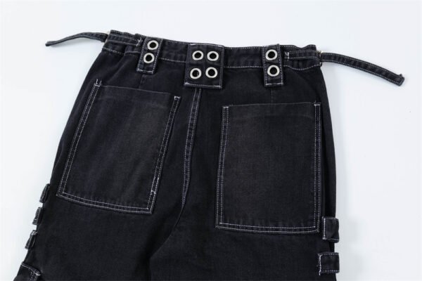 Fashion Punk Rock Cargo Jeans Men - Image 9
