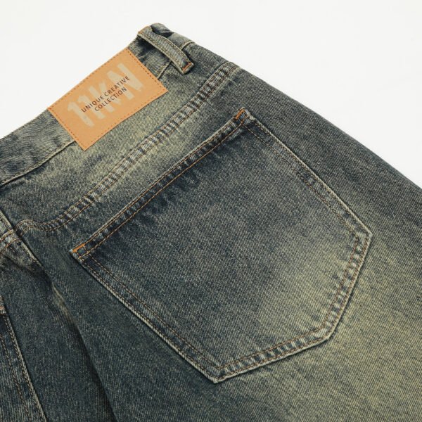 Men's Punk Rock Niche Personality Loose Wide Leg Horn Long Pants - Image 3